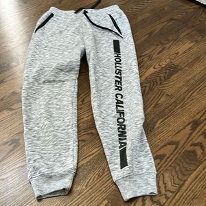 Hollister men’s size size small light gray marbled cotton joggers worn once